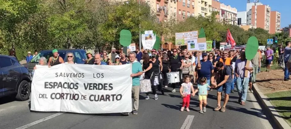 Bellavista se moviliza: «Viviendas No, Parque forestal SI» rechazo vecinal a las 6000 viviendas en el Cortijo de Cuarto (Sevilla)