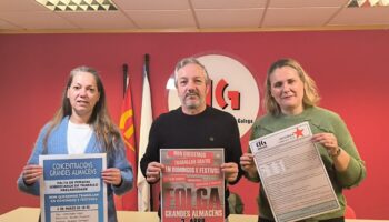 A CIG inicia unha campaña contra a precariedade nos grandes almacéns e a obriga de traballar en domingos e festivos