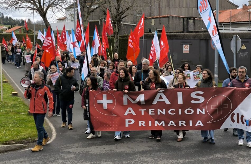 CIG-Saúde convoca tres novas xornadas de folga na Atención Primaria os días 26 de marzo e 9 e 23 de abril