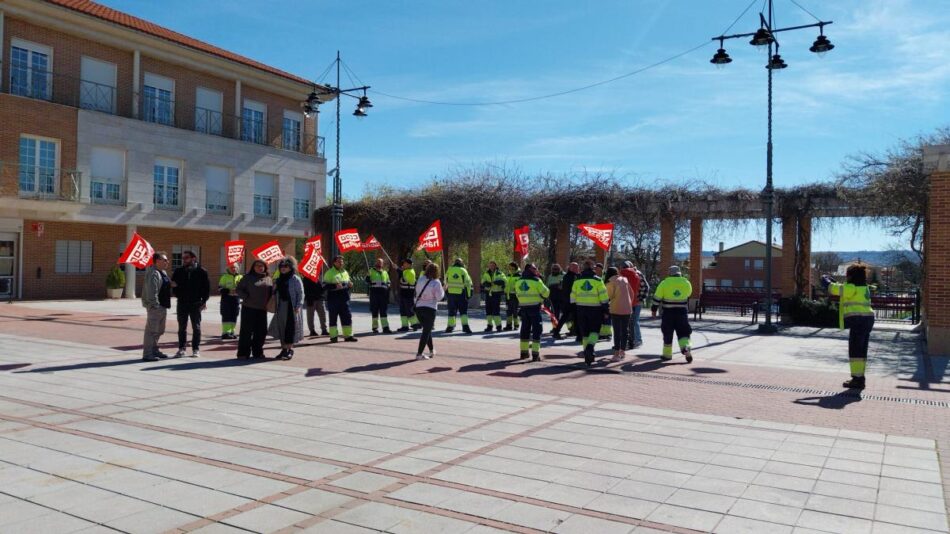 La plantilla de limpieza viaria y jardines de Cabanillas del Campo inicia movilizaciones por un convenio digno: si persiste la propuesta de congelación salarial hay que rescindir el contrato