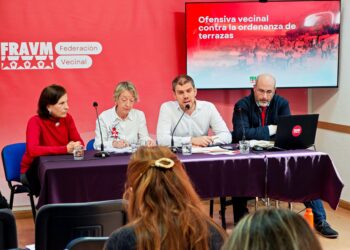 El juzgado admite a trámite un contencioso de la FRAVM contra la ordenanza de terrazas de Madrid