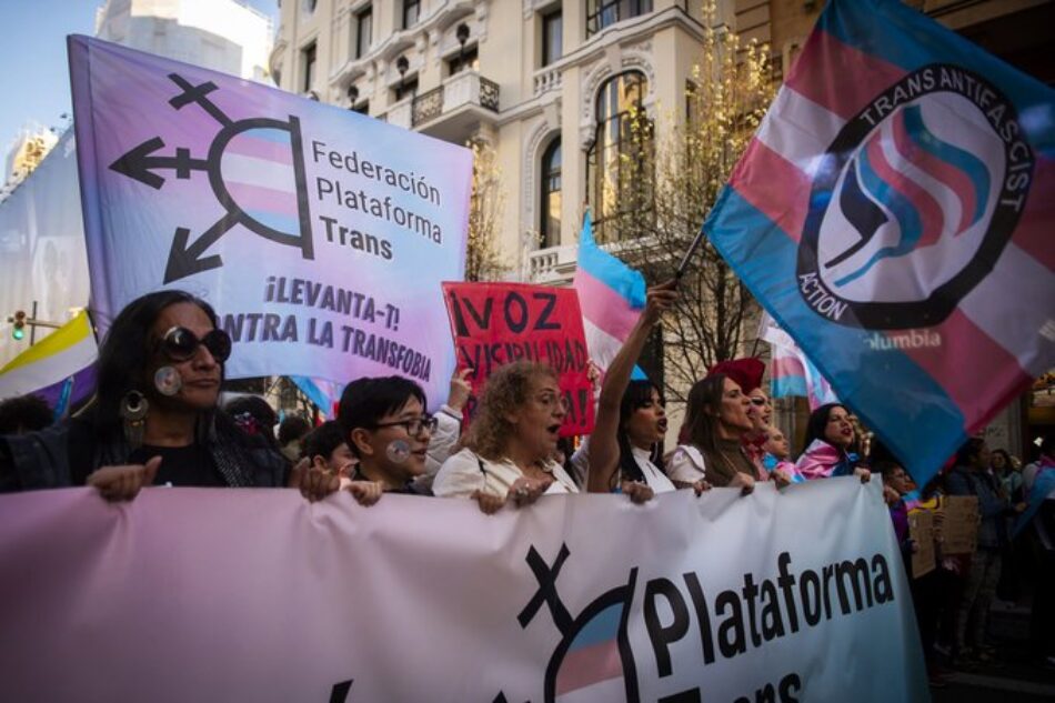 Plataforma Trans convoca una manifestación este sábado contra las agresiones a personas LGTBIQA+ y la amenaza de menoscabo de derechos