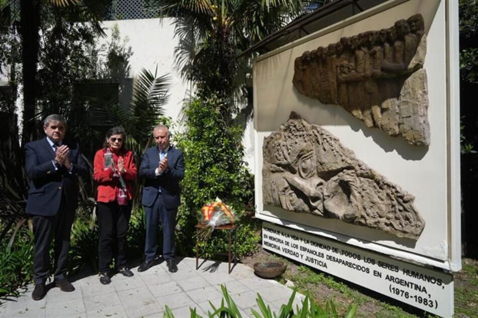 El Gobierno rinde homenaje a las víctimas españolas de la dictadura militar en Argentina (1976-1983)