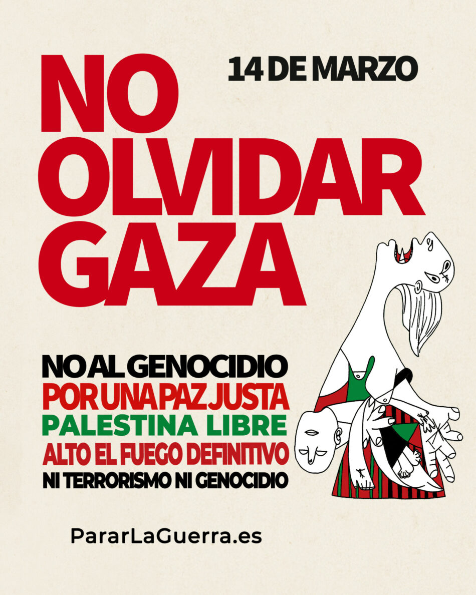 «¡No a la agresión de EEUU e Israel! ¡Hay que parar la guerra y defender la legalidad internacional!»: Convocan movilización el 14 de marzo