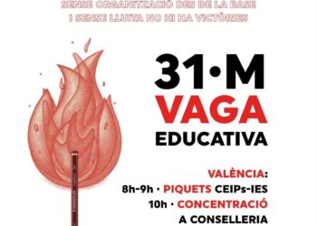 CGT llama a secundar la huelga educativa porque “sin organización, ni lucha desde la base no hay dignidad educativa”