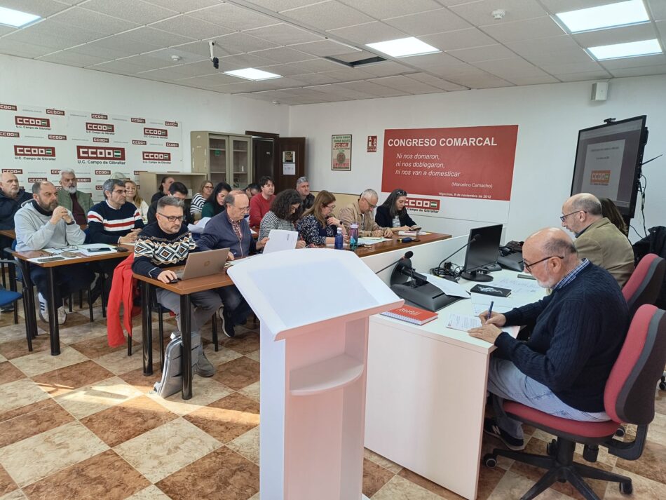 CCOO respalda el tratado sobre Gibraltar a la vez que reclama pedagogía e interlocución sobre el tratado al gobierno de España