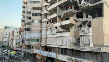 Cazas israelíes atacan suburbios del sur de Beirut