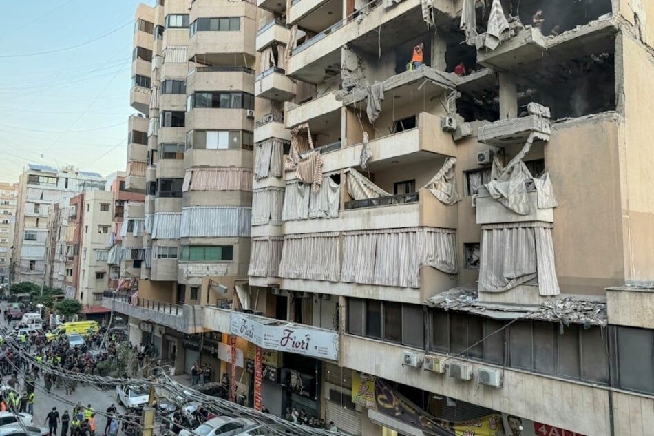 Cazas israelíes atacan suburbios del sur de Beirut
