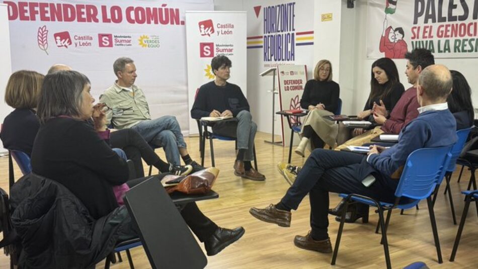 José Sarrión apoya la campaña de IU en Castilla y León y la candidatura de Juan Gascón