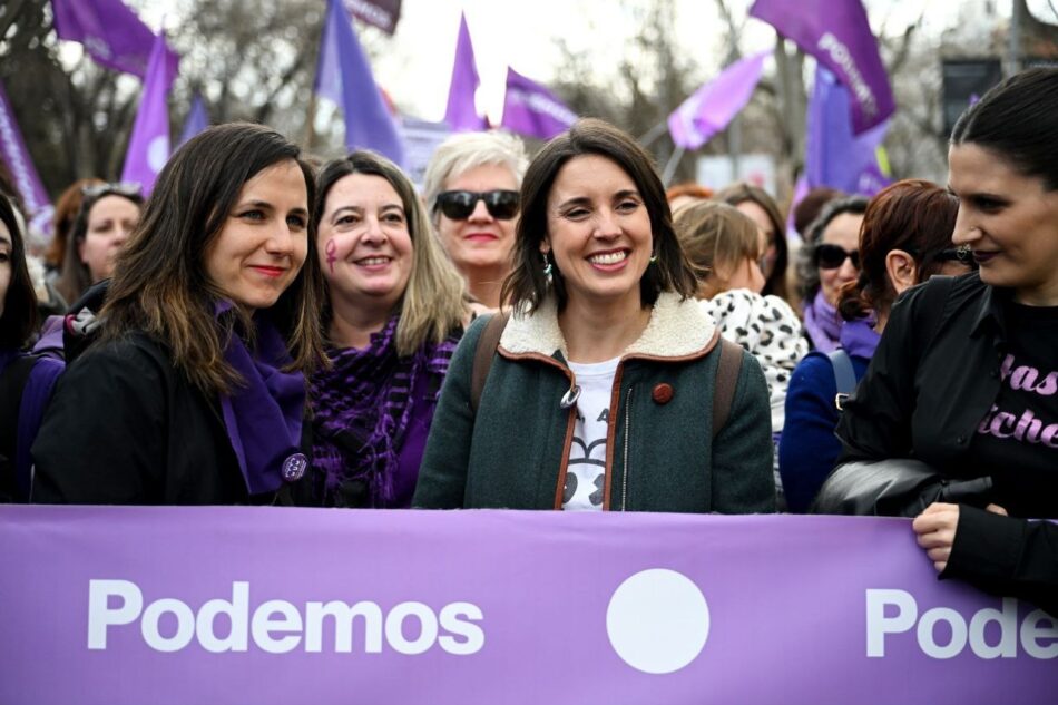 Irene Montero denuncia amenazas de muerte de un grupo neonazi y reclama protección al Ministerio del Interior