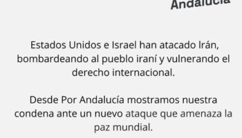 Iniciativa del Pueblo Andaluz muestra su apoyo al gobierno de coalición ante las amenazas de Trump