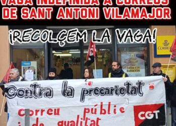 Vaga indefinida de jornada completa a Correus des del 9 de març als pobles de Sant Antoni i Sant Pere de Vilamajor