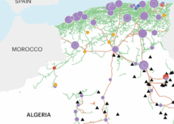 Argelia sigue siendo el mayor proveedor de gas fósil del Estado español, con graves impactos climáticos, sociales y de derechos humanos