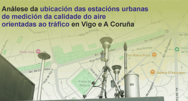 Piden resituar as estacións de calidade do aire de Vigo e A Coruña en ‘puntos críticos’ destas cidades, de acordo coa nova Directiva europea