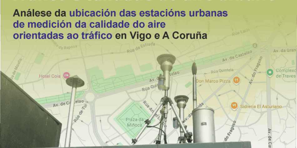 Piden resituar as estacións de calidade do aire de Vigo e A Coruña en ‘puntos críticos’ destas cidades, de acordo coa nova Directiva europea