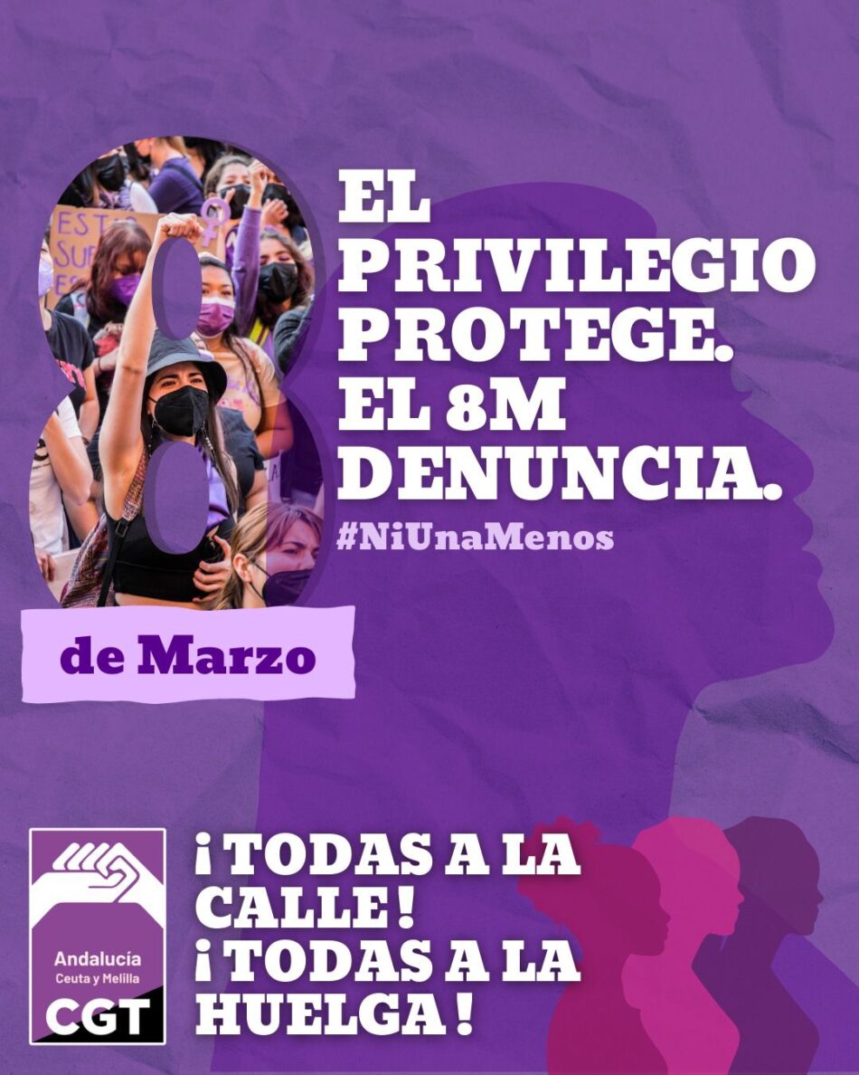 CGT Andalucía convoca a la huelga general el próximo domingo 8 de marzo