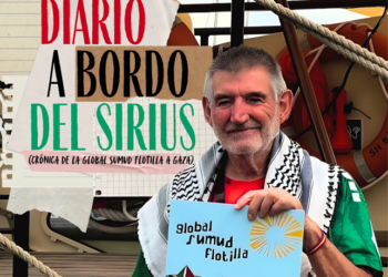 Un libro recoge el diario a bordo del Sirius de la Flotilla de Gaza