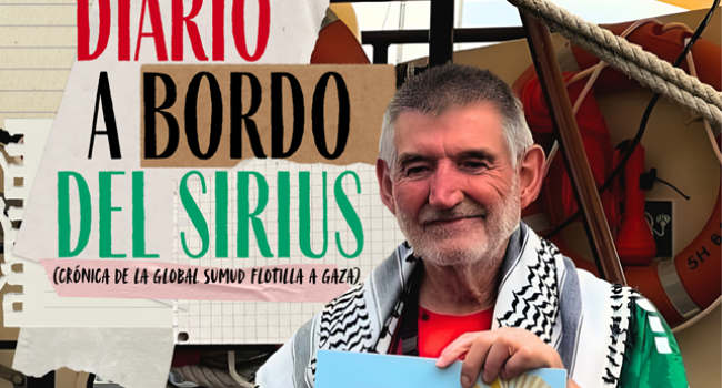 Un libro recoge el diario a bordo del Sirius de la Flotilla de Gaza