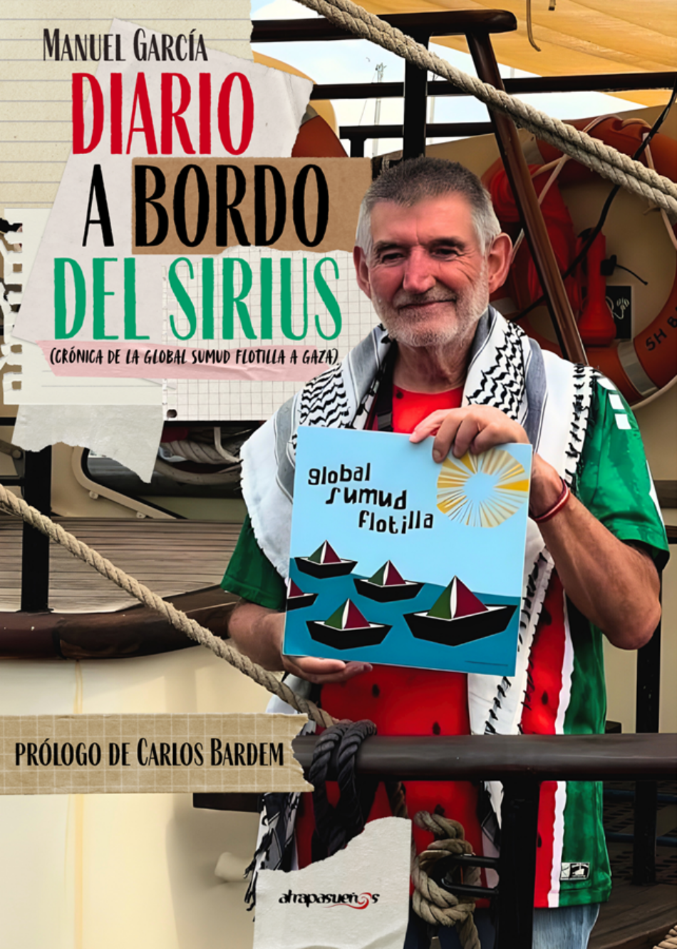 Un libro recoge el diario a bordo del Sirius de la Flotilla de Gaza
