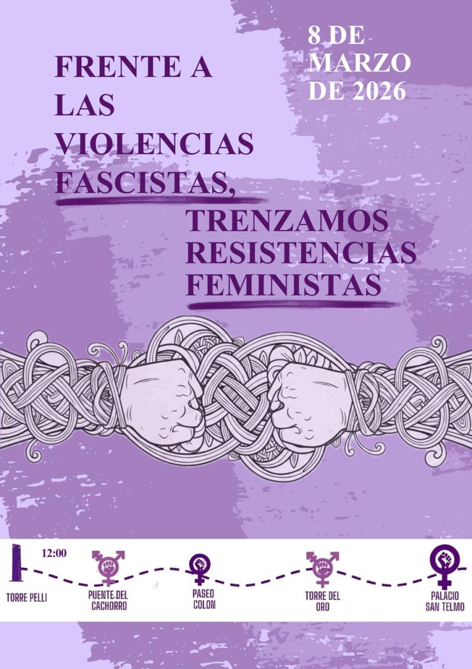 8M en Sevilla (AFUS): «Frente a las violencias fascistas, trazamos resistencias feministas»