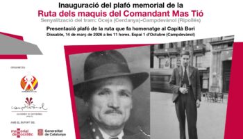 La ruta de maquis del comandante Mas Tió inaugura su nueva señalización el 14 de marzo