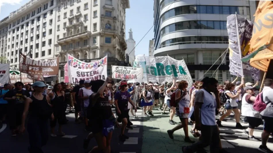 Sindicatos argentinos impugnarán la reforma laboral aprobada por el Congreso