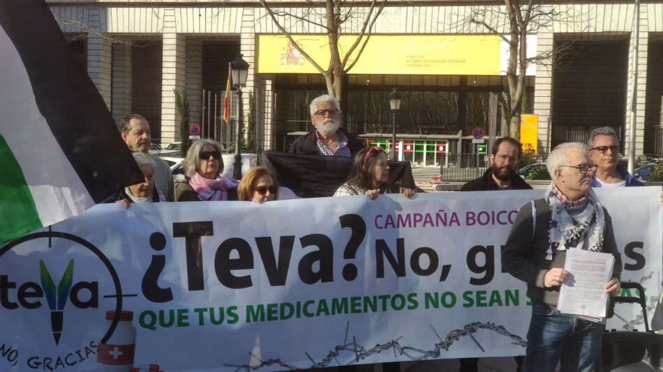 Convocan protesta en la feria europea de farmacia INFARMA contra la participación de la farmacéutica israelí Teva