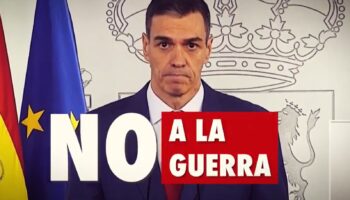 El «No a la guerra» de Pedro Sánchez dura 24 horas