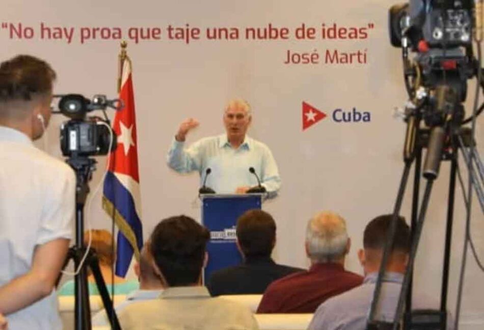 Díaz-Canel apunta a contactos para abrir un diálogo con Estados Unidos