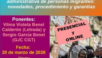 CGT organiza una jornada formativa para entender las claves del proceso de regularización administrativa de personas migrantes