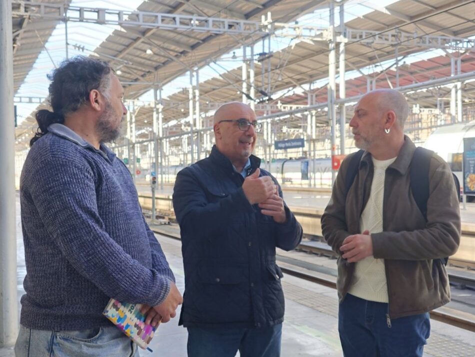 Por Andalucía alerta de «deterioro» del sector ferroviario en Málaga y reclama modelo público que «garantice estabilidad»