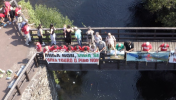 Celebración mineira na casa do Patrono da Ecoloxía, San Francisco