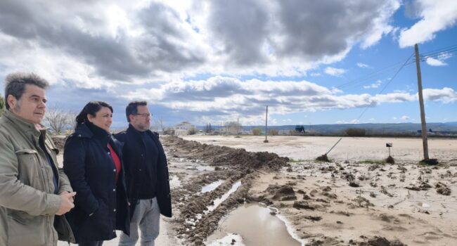 Adelante Andalucía pide en una de las zonas más afectadas por el temporal que no se les olvide tras haber pasado la noticia