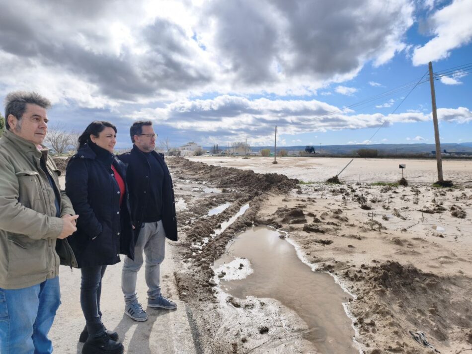 Adelante Andalucía pide en una de las zonas más afectadas por el temporal que no se les olvide tras haber pasado la noticia