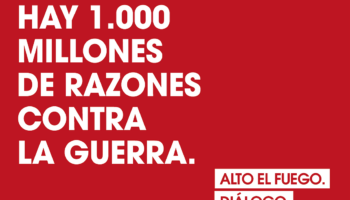 Rechazamos el envío de 1000 millones de euros para la guerra en Ucrania