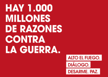 Rechazamos el envío de 1000 millones de euros para la guerra en Ucrania