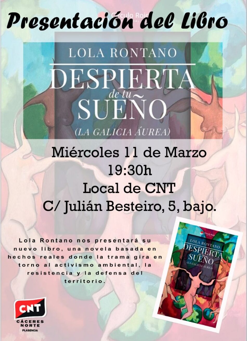 Presentación de la novela «Despierta tu sueño», ambientada en las luchas sociales contra los megaproyectos mineros