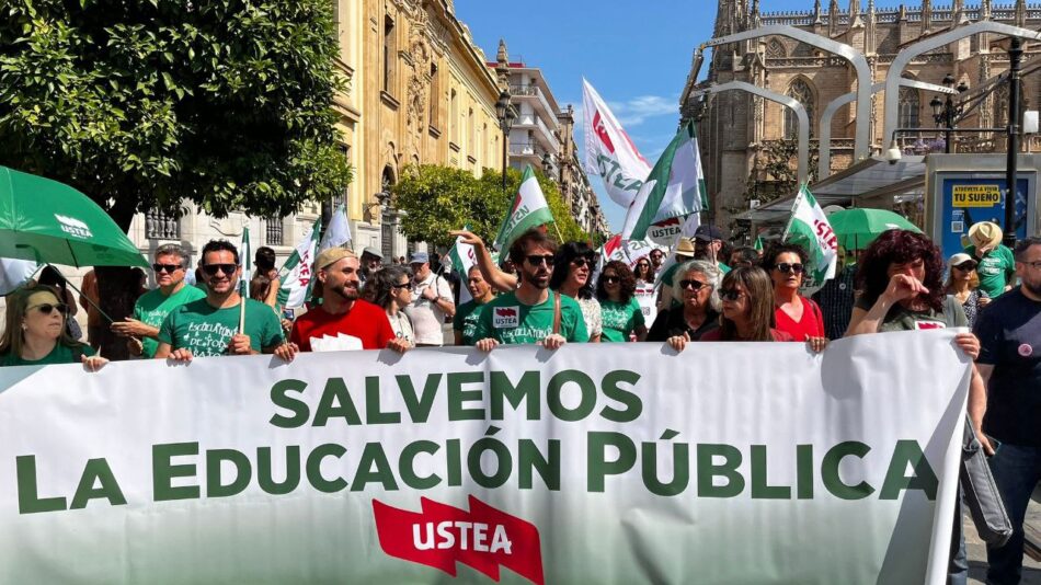 USTEA exige a la Junta de Andalucía revisar el Decreto de Escolarización y poner fin al trato de favor a la enseñanza concertada