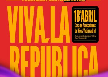 La Casa de Asociaciones acogerá las Jornadas Republicanas organizadas por IU Rivas, UJCE y PCE Rivas los días 18 y 19 de abril con actividades culturales, la tradicional paella y los ‘Premios 14 de Abril’
