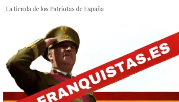 «Franquistas»: FACUA denuncia a «la tienda de los patriotas de España» por vulnerar las leyes de comercio online y protección de datos