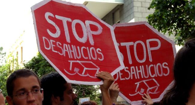 «Las entidades sociales integradas en la plataforma `Ni un desahucio más´ exigimos del Gobierno la recuperación del escudo social en materia de desahucios ampliando la protección a los inquilinos»