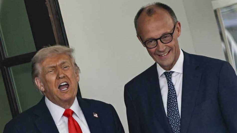 Trump recibirá al canciller alemán en la Casa Blanca