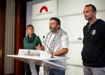 La Global Sumud Flotilla y Open Arms presentan la mayor flotilla civil de la historia