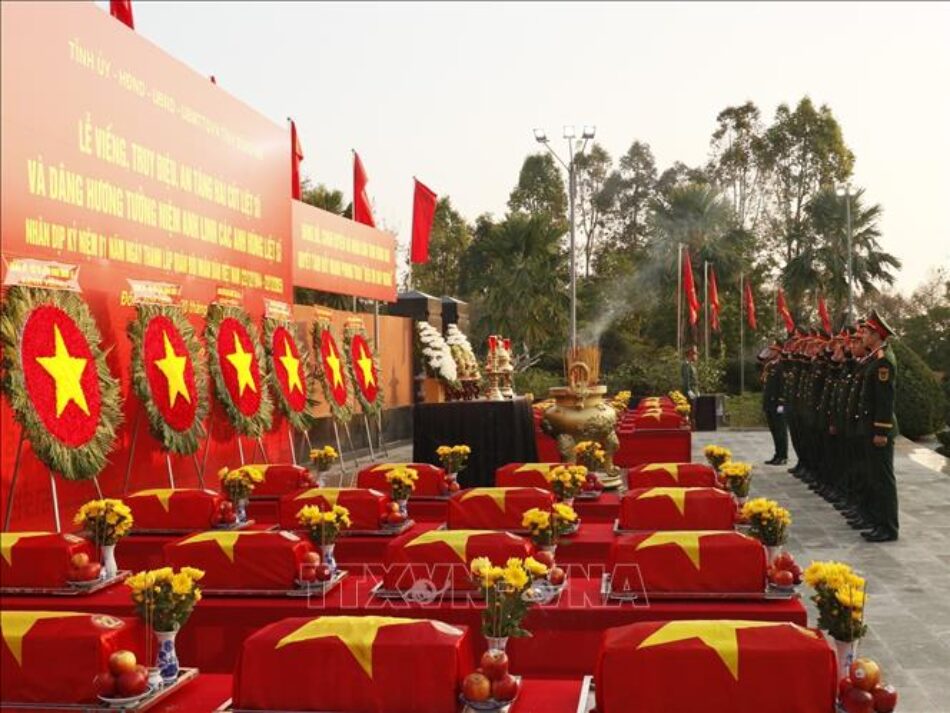 Vietnam intensifica la búsqueda e identificación de restos de combatientes en la guerra