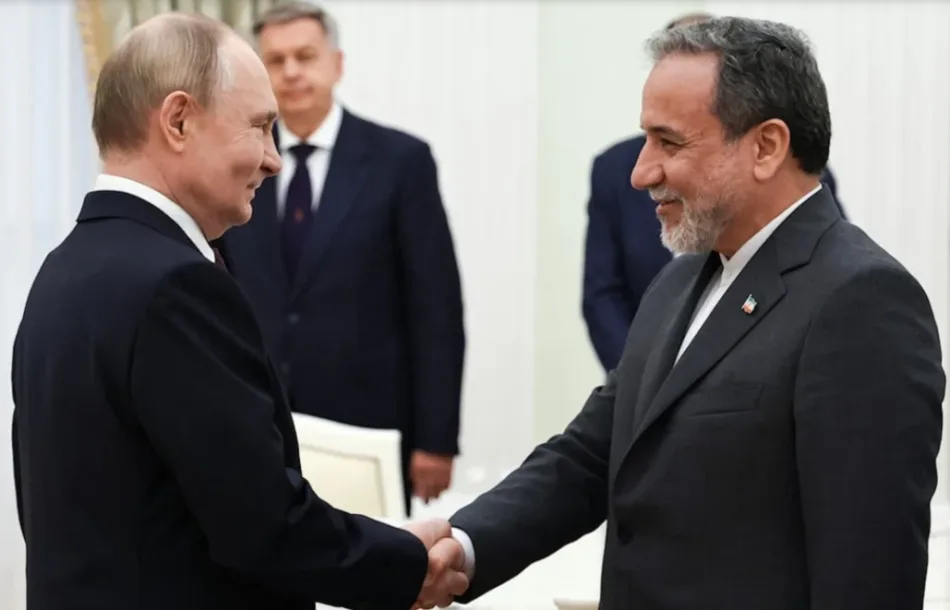 Araghchi llega a Rusia en medio de tensión con EE. UU.