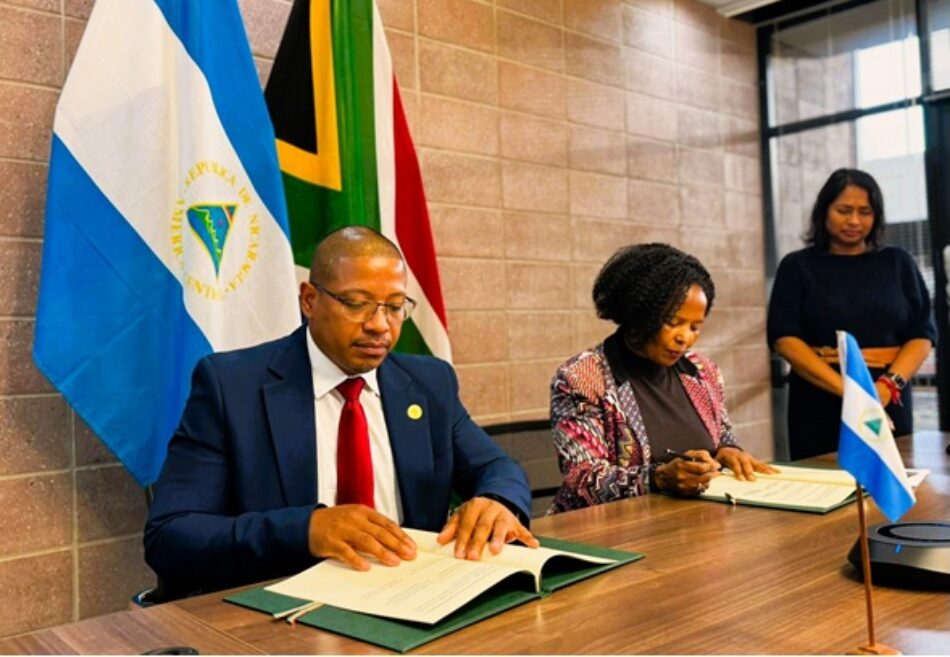 Nicaragua consolida su cooperación estratégica con Sudáfrica