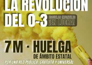 CGT convoca huelga estatal en Educación Infantil de 0-3 años el 7 de mayo y manifestación en Madrid el día 23
