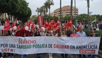 Miles de personas se movilizaron en Andalucía en defensa de un sistema sanitario “al límite” el domingo: “La sanidad no se vende, se defiende”