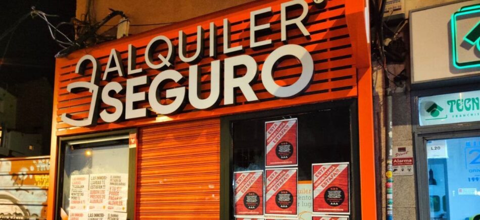 La Confederación de Sindicatos de Inquilinas organiza la primera huelga de alquileres en todo el Estado contra la inmobiliaria «Alquiler Seguro»