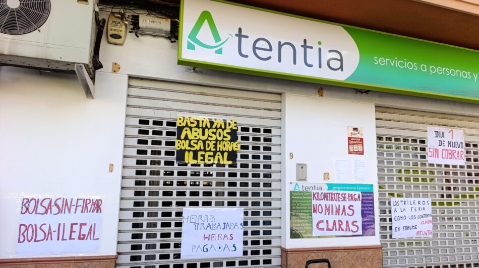 CGT denuncia que a su secretaria general en Atentia Azahar Care Services no le dan la baja después de sufrir un accidente laboral